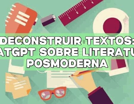 Deconstruir textos: ChatGPT sobre literatura posmoderna