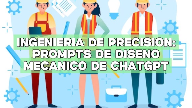 Ingeniería de precisión: Prompts de diseño mecánico de ChatGPT