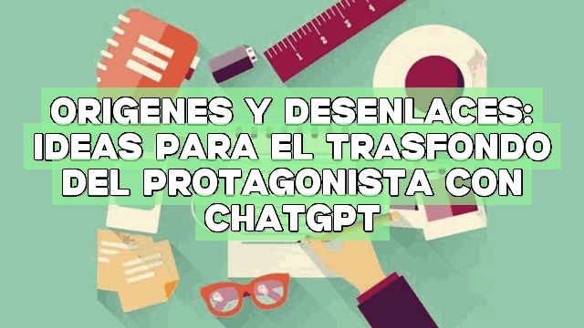 Orígenes y desenlaces: Ideas para el trasfondo del protagonista con ChatGPT