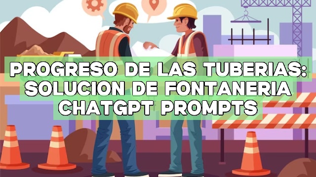 Progreso de las tuberías: Solución de fontanería ChatGPT Prompts